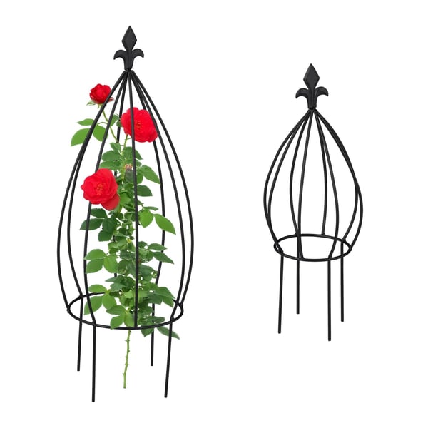 Planteholder sæt, 65x25 cm, Sort, Kodustaar