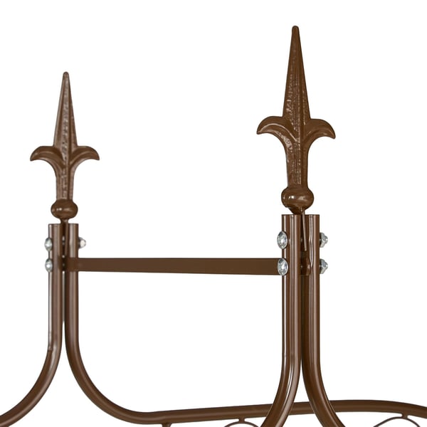 Havebue, Metal, 240x155x39 cm, Brun, Kodustaar