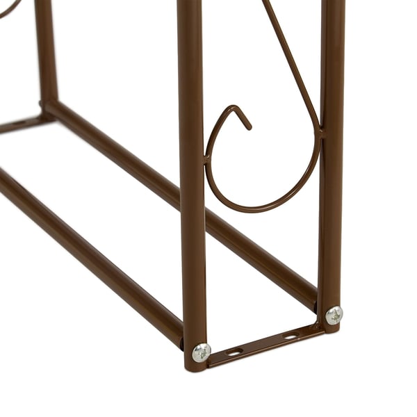 Havebue, Metal, 240x155x39 cm, Brun, Kodustaar
