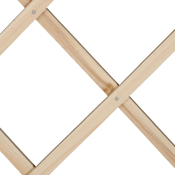 Udtrækkeligt espalier sæt, 180x90x1 cm, naturlig brun, Kodustaar