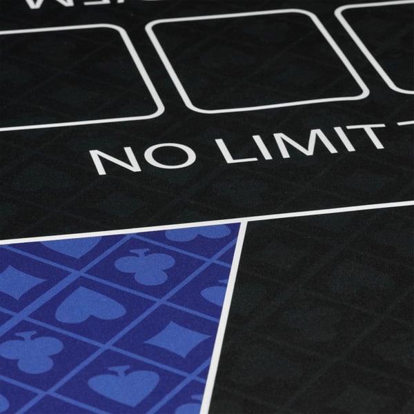 Pokermåtte, 120x60 cm, 40% gummi, 50% polyester, 10% pap
