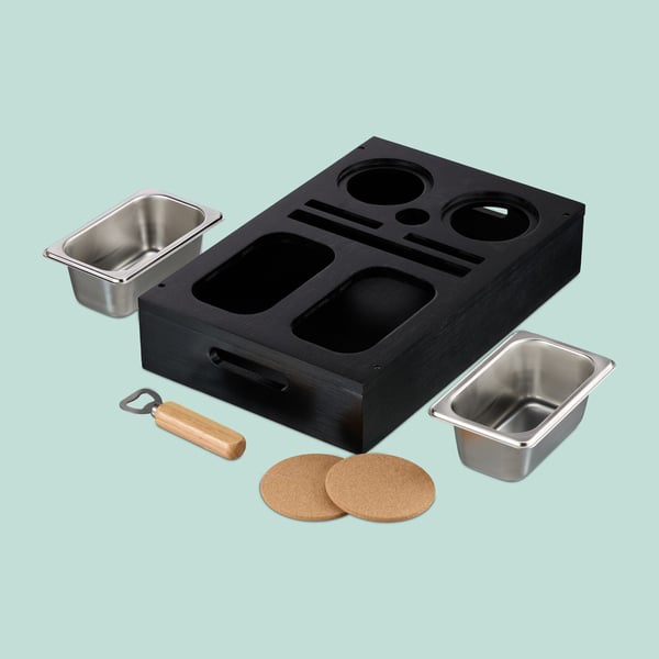 Soffbricka för snacks, 8x40x26 cm, natur, Kodustaar