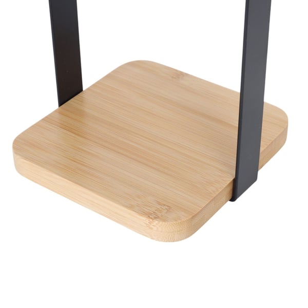 Toalettsats, 72,5x15x14,5 cm, Svart, Natur