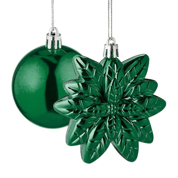 Julgransdekorationer Set, 100 delar, Plast, Kodustaar