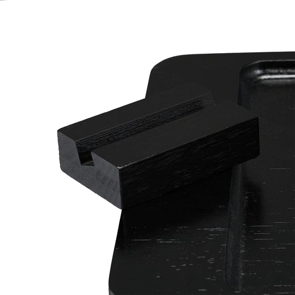 Soffarmstöd Bricka, 12x40,5x25 cm, Svart