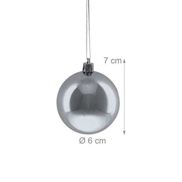 Joulupallojen setti, 7x6 cm, erilaisia värejä, Kodustaar
