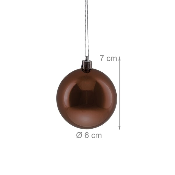 Joulupallojen setti, 7x6 cm, eri värejä, Kodustaar