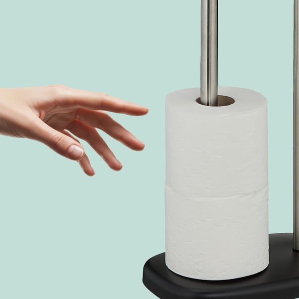 Toiletsæt med hylde, 69x31x16 cm