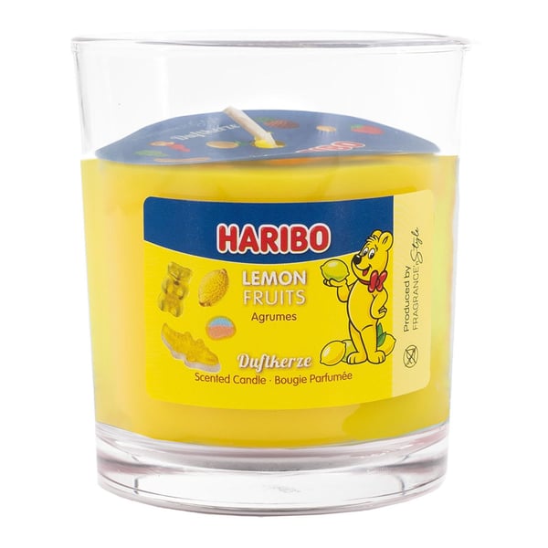 Duftlys, Haribo, 8,5x7,5x7,5 cm, Kodustaar