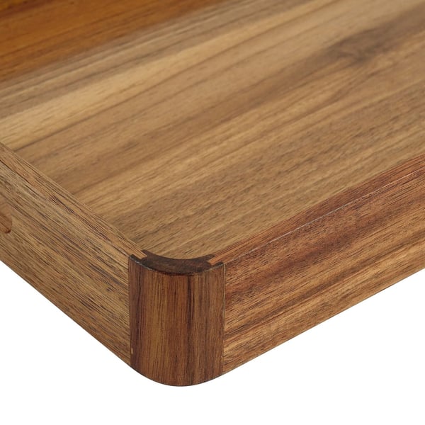 Serveringsbakke, 5x38,5x28,5 cm, Naturlig