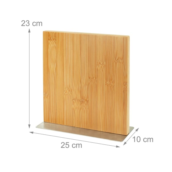 Knivblock, 23x25x10 cm, Naturlig Brun, Kodustaar