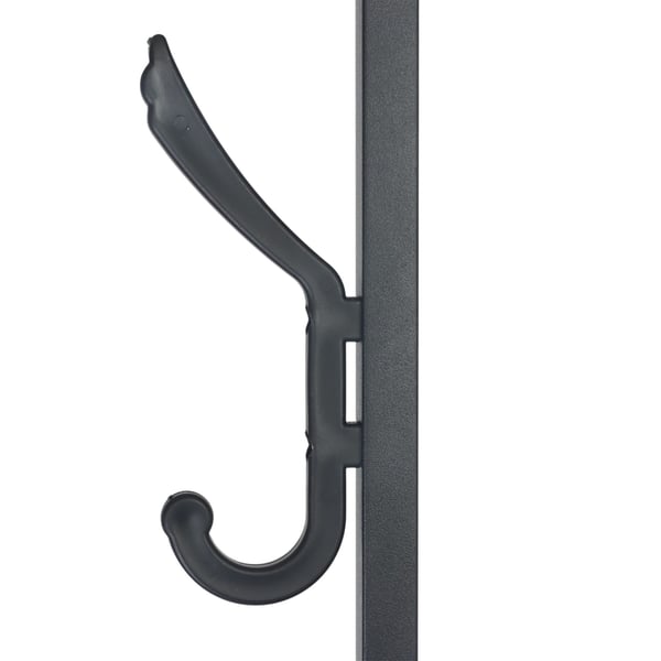Klädhängare, 180x43x43 cm, Svart, Kodustaar