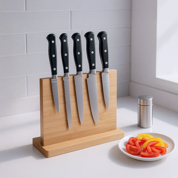 Magnetisk knivblock, 22x30x10 cm, naturlig, Kodustaar