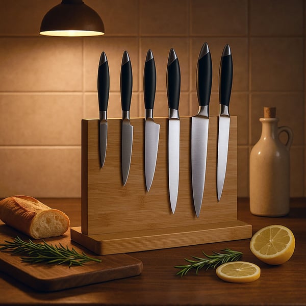 Magnetisk knivblock, 22x30x10 cm, naturlig, Kodustaar