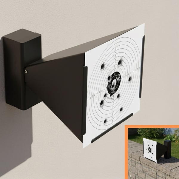 Bullet Trap, 14x14x17 cm, Svart, Kodustaar