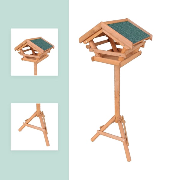 Fuglefoderhus, 103x37x28 cm, Brun, Kodustaar