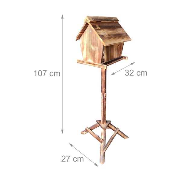 Lintujen ruokintalaite, kuusipuu, 107x32x27 cm, Kodustaar