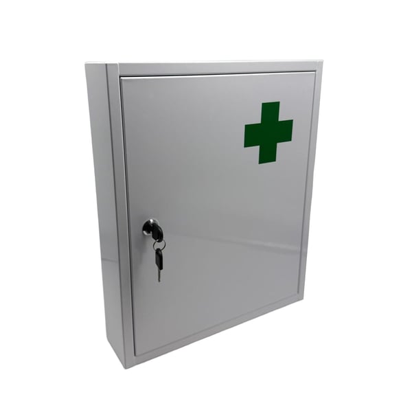 Medicinsk Skab, 43x35,5x8 cm, Hvid