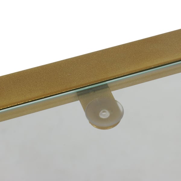 Konsolbord, 73x100x30 cm, glas, jern, Kodustaar