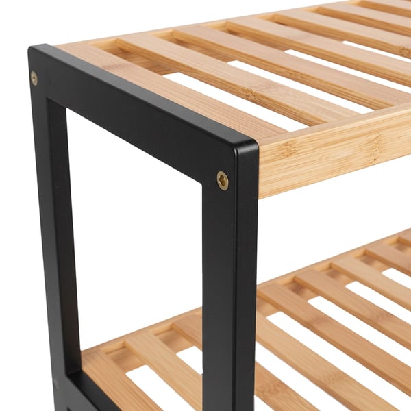 Kenkähylly, bambu, 33x70x26 cm, Kodustaar