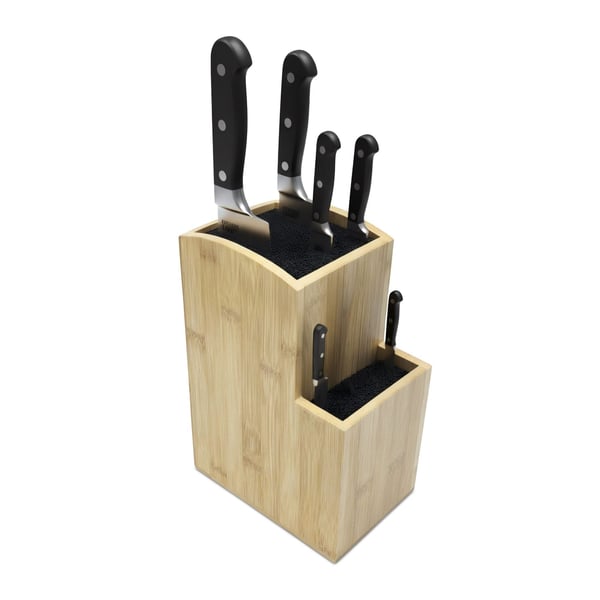 Knivblock, 25,5x11,5x18 cm, Natur, Kodustaar