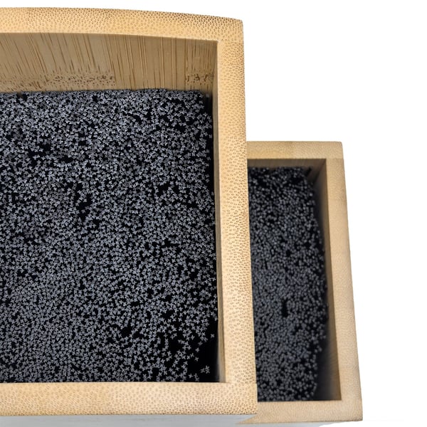 Knivblock, 25,5x11,5x18 cm, Natur, Kodustaar