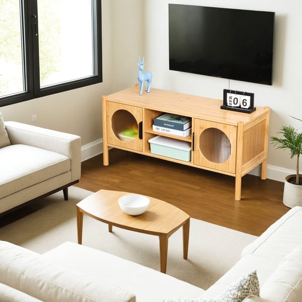 TV-enhet, 48x103x40 cm, Naturlig, Kodustaar