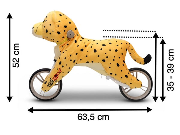 Løbecykel, Cheetah, 63.5x15x52 cm