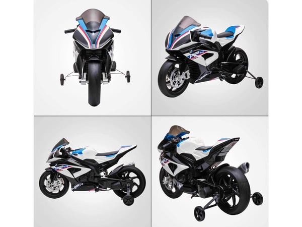 Barnmotorcykel, BMW HP4, 119x66x73 cm, Blå