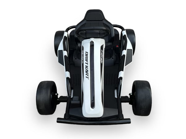 Elektrisk Drift Kart, drift Go-Kart, 110x77x54 cm, Vit