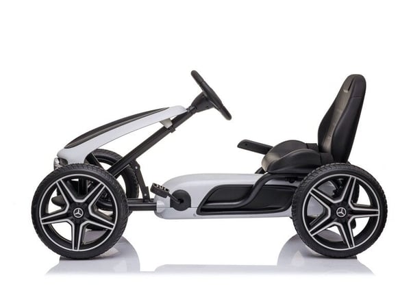 Go-kart, MERCEDES Go-kart, 112x58x62 cm, Hvid