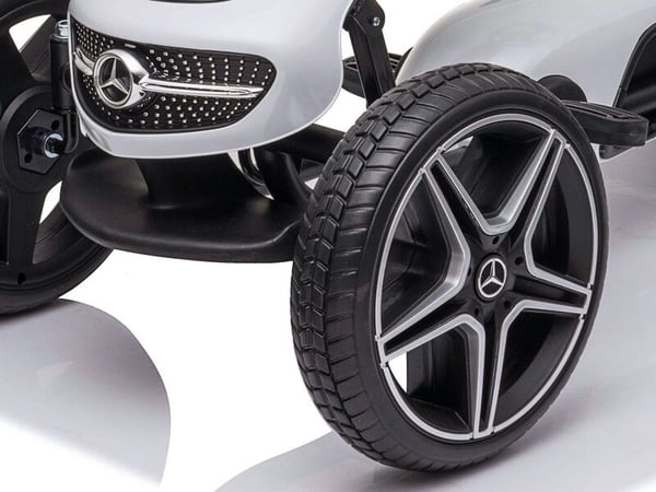 Go-kart, MERCEDES Go-kart, 112x58x62 cm, Hvid