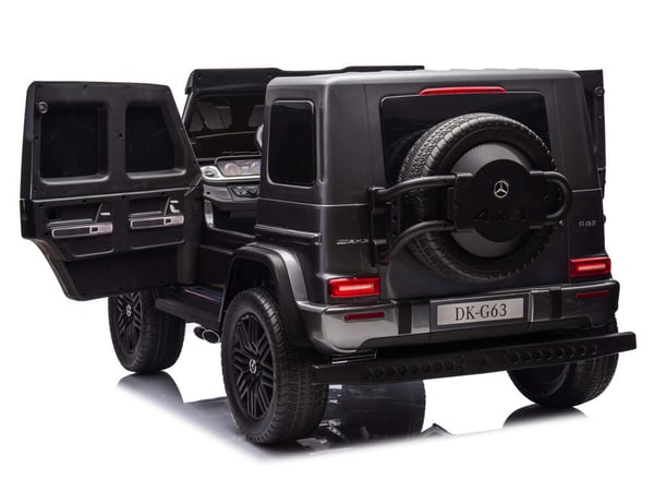 Sähköinen lasten auto, Mercedes G63, 159x93x81 cm, Harmaa