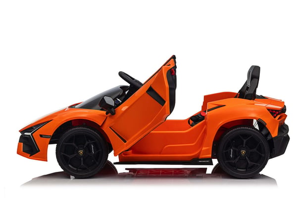 Sähköinen lasten auto, Lamborghini Revuelto, 105x60x40 cm, Oranssi