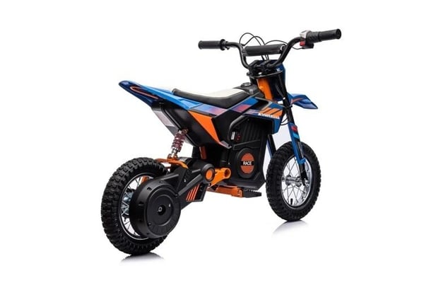 Elektrisk crossmotorcykel, 114x63.5x72.7 cm, Blå/Orange