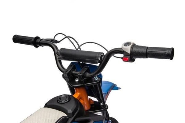 Elektrisk crossmotorcykel, 114x63.5x72.7 cm, Blå/Orange
