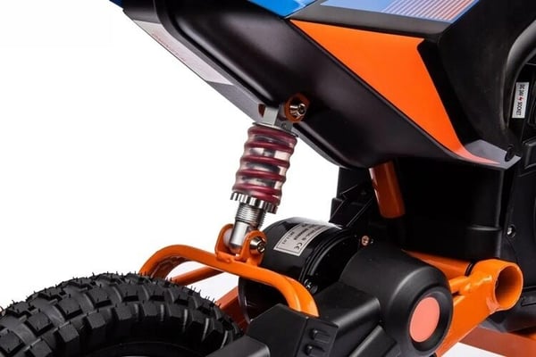 Elektrisk crossmotorcykel, 114x63.5x72.7 cm, Blå/Orange