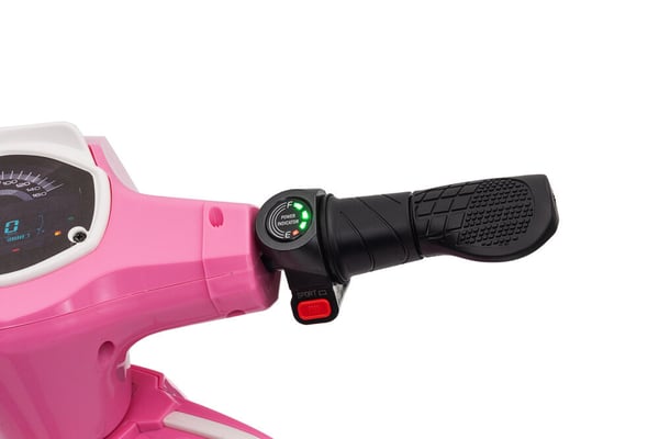 Elektrisk børnescooter, 130x55x79 cm, Pink