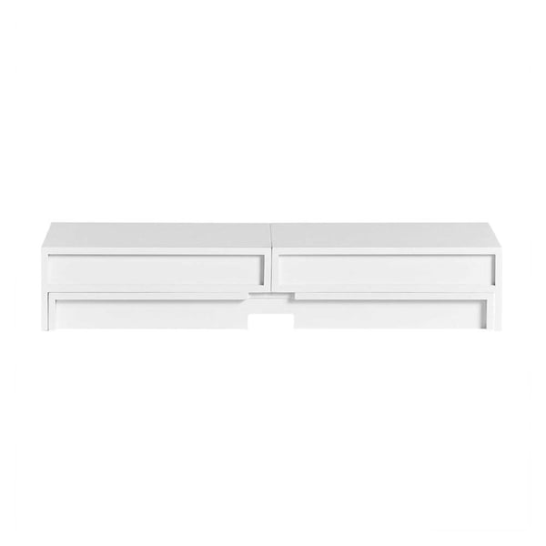 Monitorstativ, 60x22x11 cm, Brun