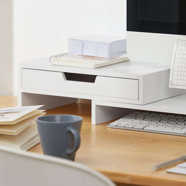 Monitorstativ, 60x22x11 cm, Brun