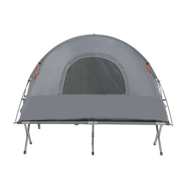 Sammenklappelig Camping Seng, 102.50x28.00x28.00 cm, Grå