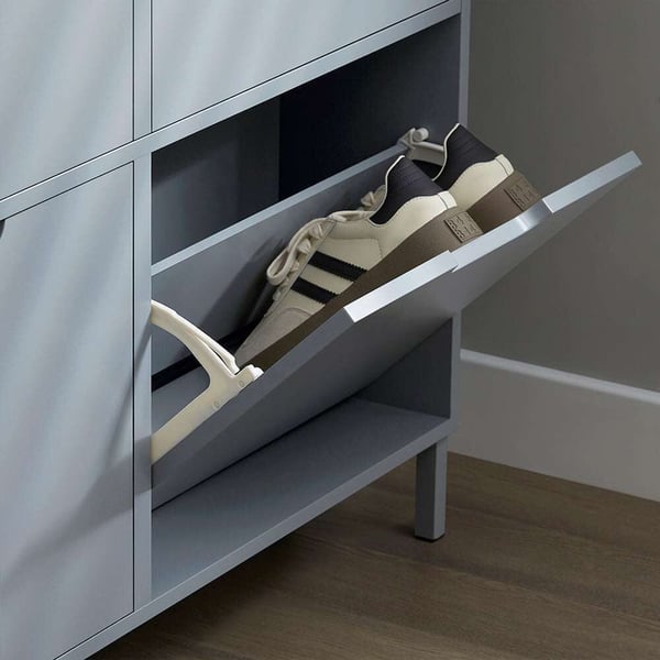 Sko Skab, FSR100, 100x19x90 cm, Hvid