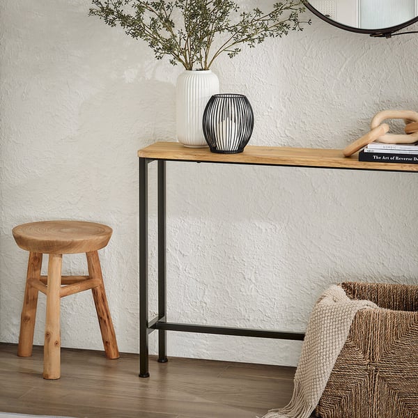 Konsolbord, FSB19-E, 120x20x65 cm, Brun