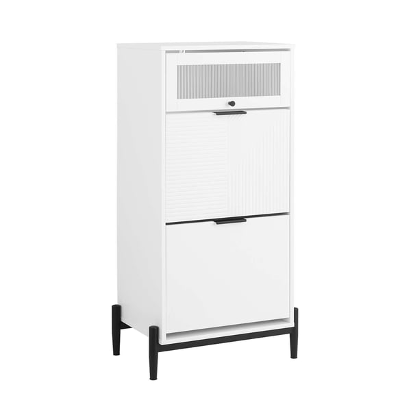 Køkkenskab, FSB95-W, 59x40x115 cm, Hvid Køkkenskab, FSB95-W, 59x40x115 cm, Hvid