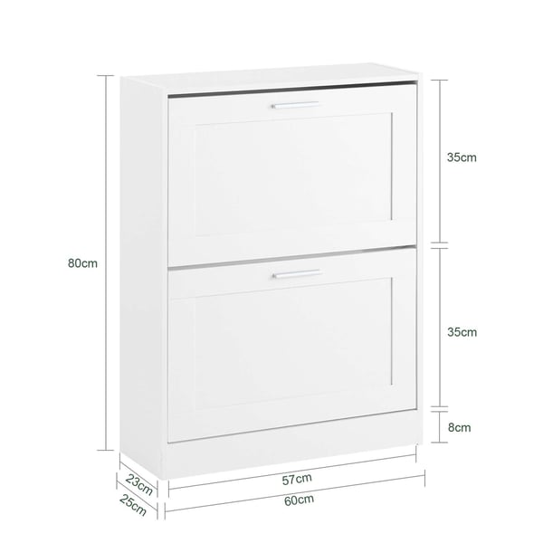 Sko Skab, 60x25x80 cm, Brun