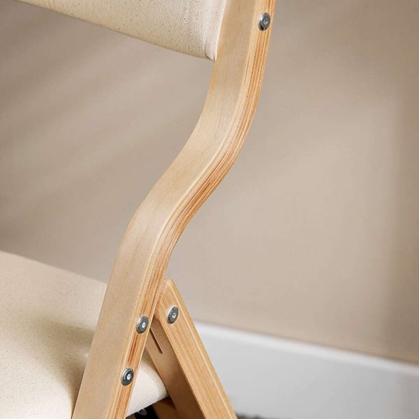 Foldbar stol, Sædehøjde 44 cm, Rød