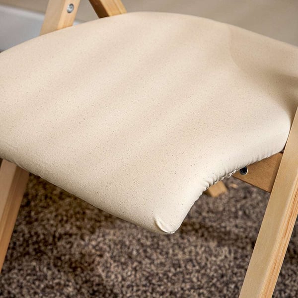 Foldbar stol, Sædehøjde 44 cm, Rød