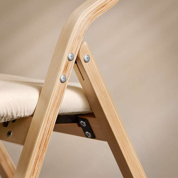 Foldbar stol, Sædehøjde 44 cm, Rød