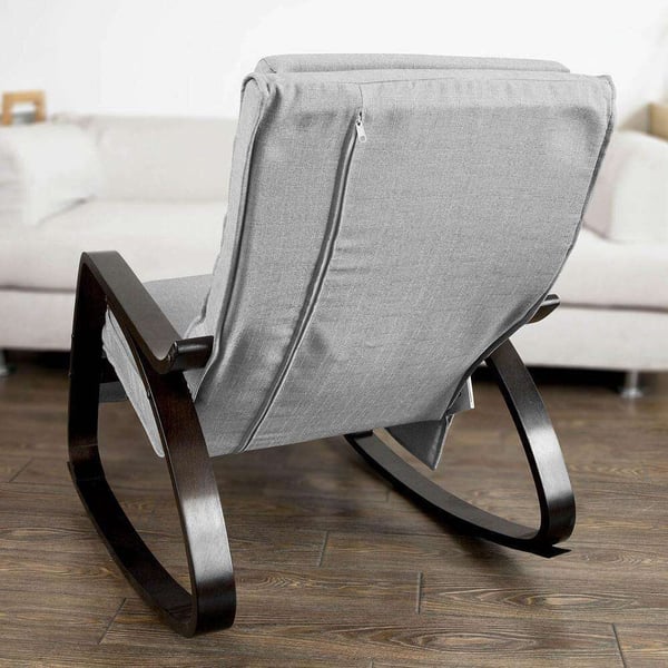 Gungstol, Sitthöjd 40 cm, Sittdjup 47 cm, Grå