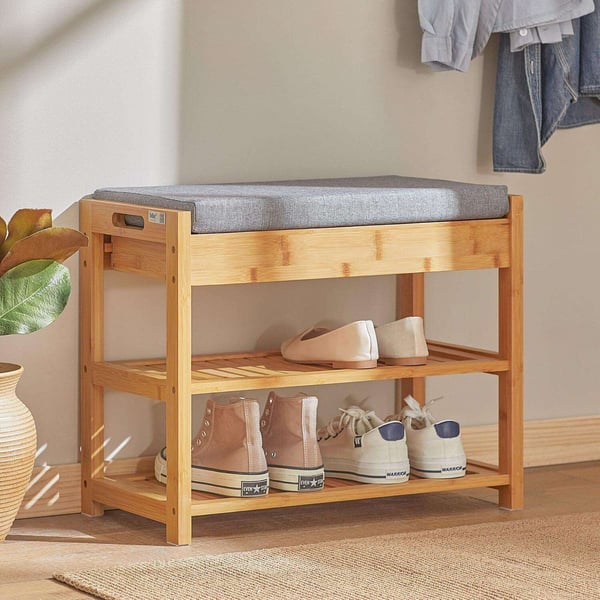 Skobänk, 30x46x55 cm, Brun